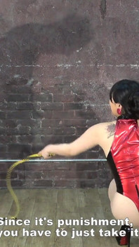 Balls Clips and Nipple Clips Whipping off, Standing and on All Fours Whipping, Punishment for Loser of a Game Between Masochists