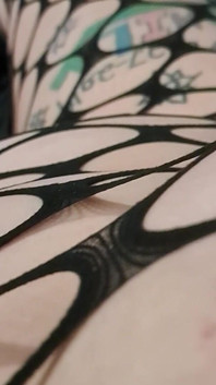 Quick Glimpse in Fishnet Body Stocking