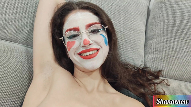 Shanaxnow: Shana The Sexiest Clown Striptis Melancap Joi Cum