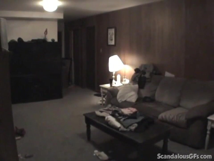 Scandalous GFs: Big tit milf fucks in a dark room away from...