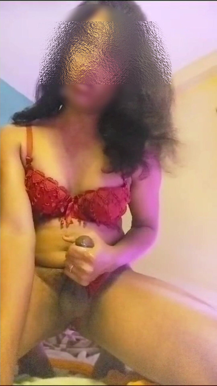 MistressIsha: Desi Big Boobs Big Cock Shemale Masturbating and Cum Compilation