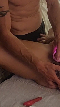 Wokal lady orgazmy repeteded podczas masażu