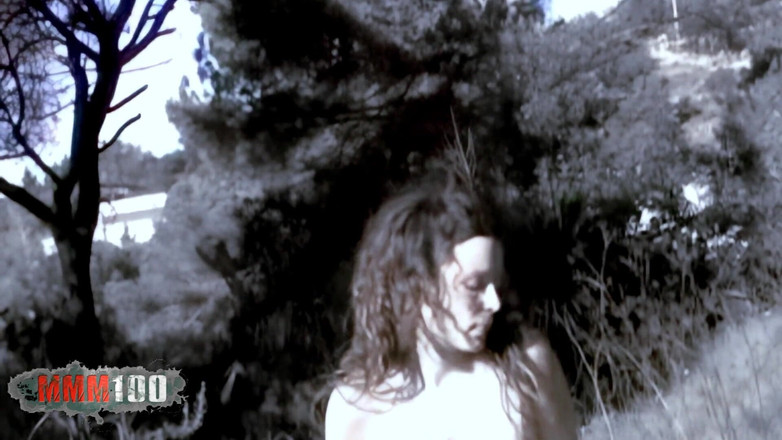 MMM100: Tinna: horny amateur teen stripping in the woods
