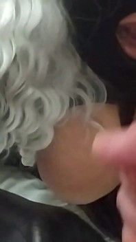 Big-titted Slut Enjoys Sucking Three Cocks That Fill Her Mouth with Lots of Hot Cum.