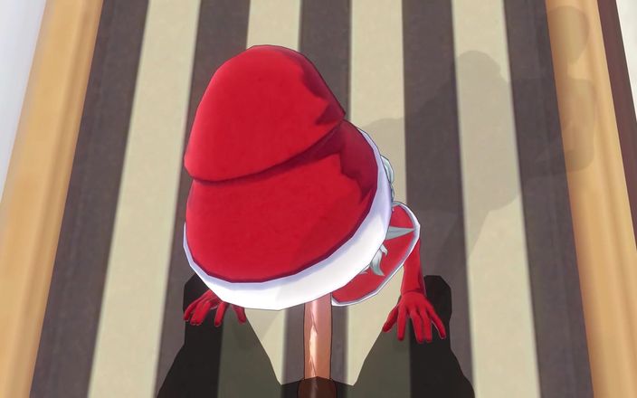 H3DC: Hentai 3d membuat blowjob untuk liburan.