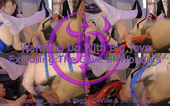 Jasmine Dlight - UK's most extreme anal porn star: Jasmine_dlight &amp; Peggy Deville &amp; Bambi Brat - Warming up with Some Big...