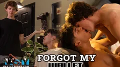 Forgot My Wallet - Roommate Forgets His Wallet and Comes Back to Find a Huge Cock