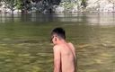 Z twink: Nude Guy in the River