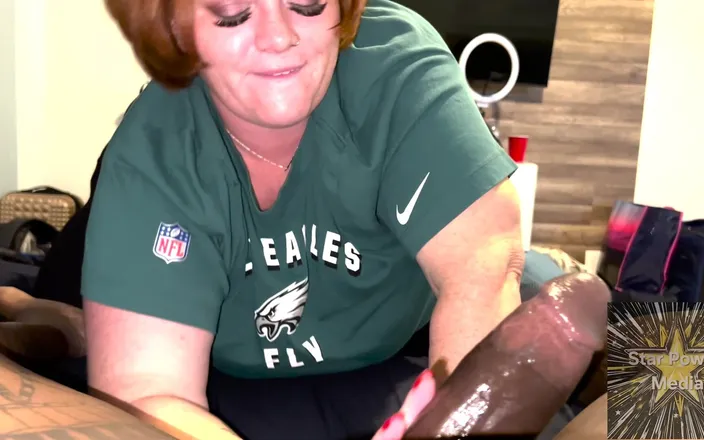 Star Power Media: Redhead SSBBW Julie Unleashes Intense POV Blowjob on Mike