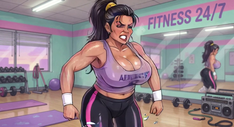 AI Porn: Babes Sweating in Yoga Class