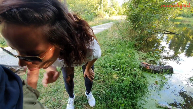 Munichgold: Munichgold's Outdoor Habdjob, Blowjob in the Forest... Have Fun