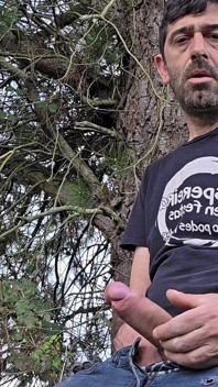 Straight Guy Masturbates in the Woods