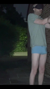 Restrained Him Outside Half Naked
