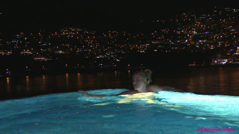 DanielleMaye: Couple Go for Late Skinny Dip Fondle