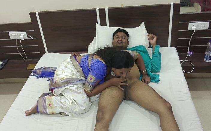 Horny Indian Couple: Coppia indiana nella notte di capodanno celebrando l'anniversario