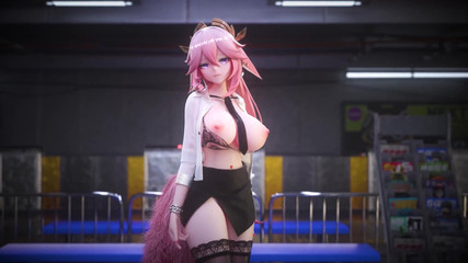 MikuMotion: [mmd] Bürodamenuniform; Bleistiftrock; Spitzen-tanga; Sekretär