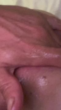 Stroking Sissy Cock and Anal Creampie