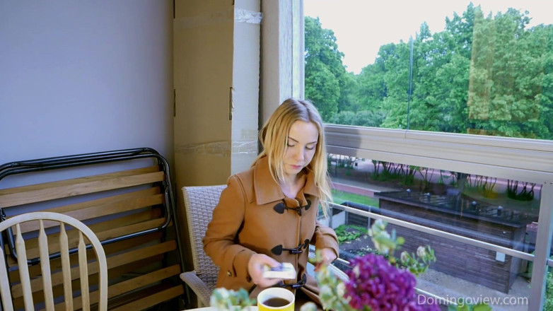 Domingo View: Sarah dimineața rece