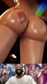 Tight Bald Pussy Harley Quinn Nun Claps Her Delicious Caked Ass