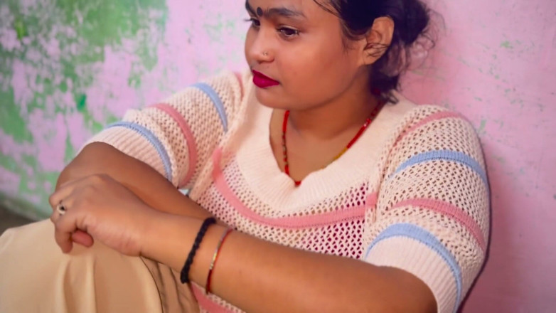TactfulFiber902: Desi Bhabhi Big Boobs Cleavage Tease in Badroom Hot Indian...