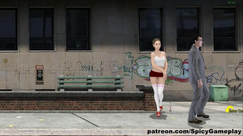Dirty GamesXxX: Приключения Вилли D: Глупая девушка и возбужденный мужик на улице, обнажение, эпизод 31