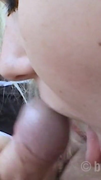 Sweet Jessi Sucking Cock in a Parking Lot