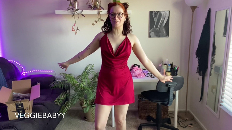 Veggiebabyy: マイクロビキニ&amp;セクシーな服の試着ホール
