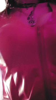 Eva Latex ไวนิลพีวีซีสีแดงหญิงเป็นใหญ่ BDSM คนเดียวเฟติชเท้าส้นเท้า