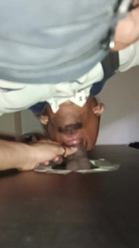 Glory Hole with a Black Cock