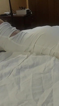 MILF Bound and Fucked in the Mouth and Pussy with Pussy Creampie