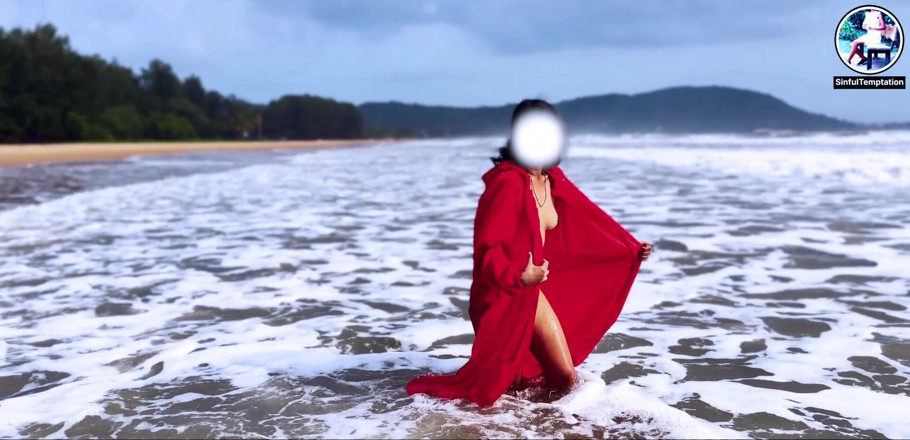 Ziya: Masturbation sur une plage publique et squirt