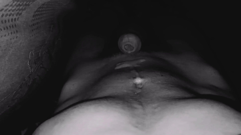 Glassofsperm: Teen boy playing and cum on belly