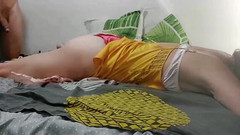 Sexy O2: 1505 - Děvka v saténových tangách a podprsence, Podpatky, Zezadu, Kouření,...