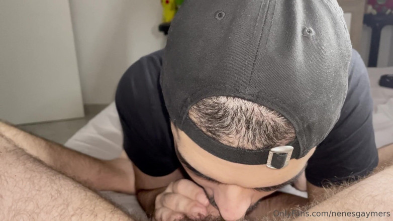 Nenesgaymers: Ich lutsche den großen schwanz meiner freundin, großer cumshot