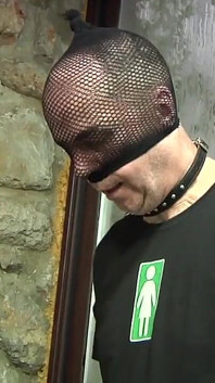 Dominatrix in Latex Dress Leads Man on a Leash, Is Then Licked and Blows His Cock, Then She Pisses in His Mouth
