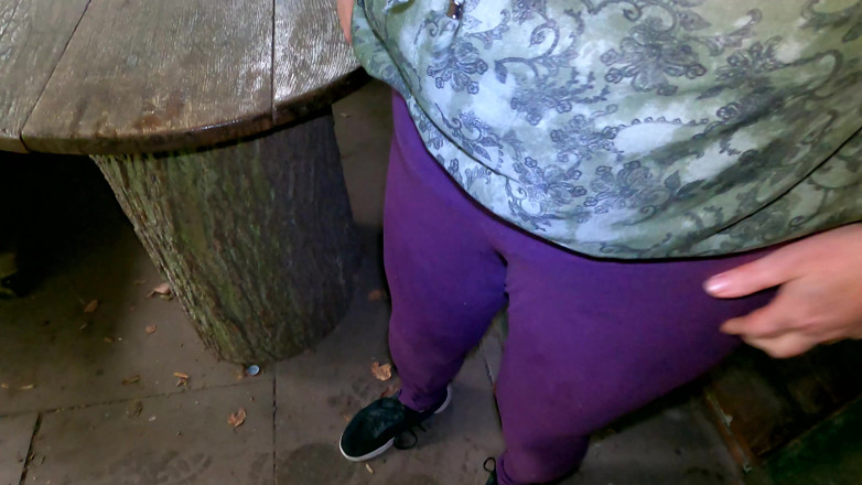 Bouncy Tits Action: Punishing Her Pussy and Ass Outdoors