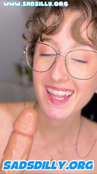 Sad Silly Sex Therapist Teaches You How to Cum in Her Mouth