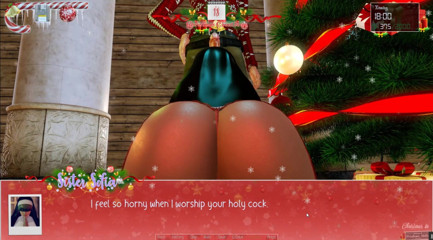 Cumming Gaming: Unlimited christmas [xmas hentai porn play] ep.6 femdom policewoman role play...