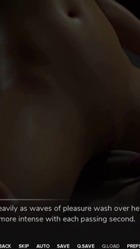 Awek blonde muda dengan tetek besar mengongkek rakan sebilik dan dapat pancutan mani pada perutnya - permainan lucah hentai 3d - universiti taboo - bahagian 9