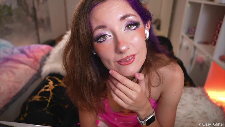 Cissy Glitter: Çok romantik video: öpüşme ve birlikte boşalma