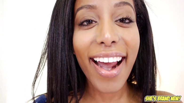 Top Web Models: Deana Dulce Cute Small Tits Teen Ebony POV No Hand...