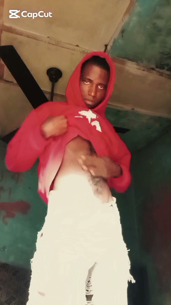 HornyLayer34: Wanking My Big Black Dick
