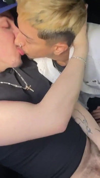 Cocksucker Swallows Big Uncut Cock!