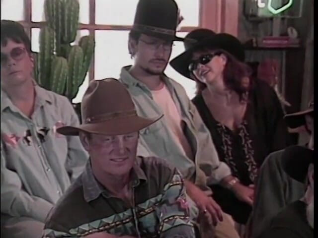 Old Good Porn: Kinky cowgirl Gina Ryder gets slammed doggy style on card...