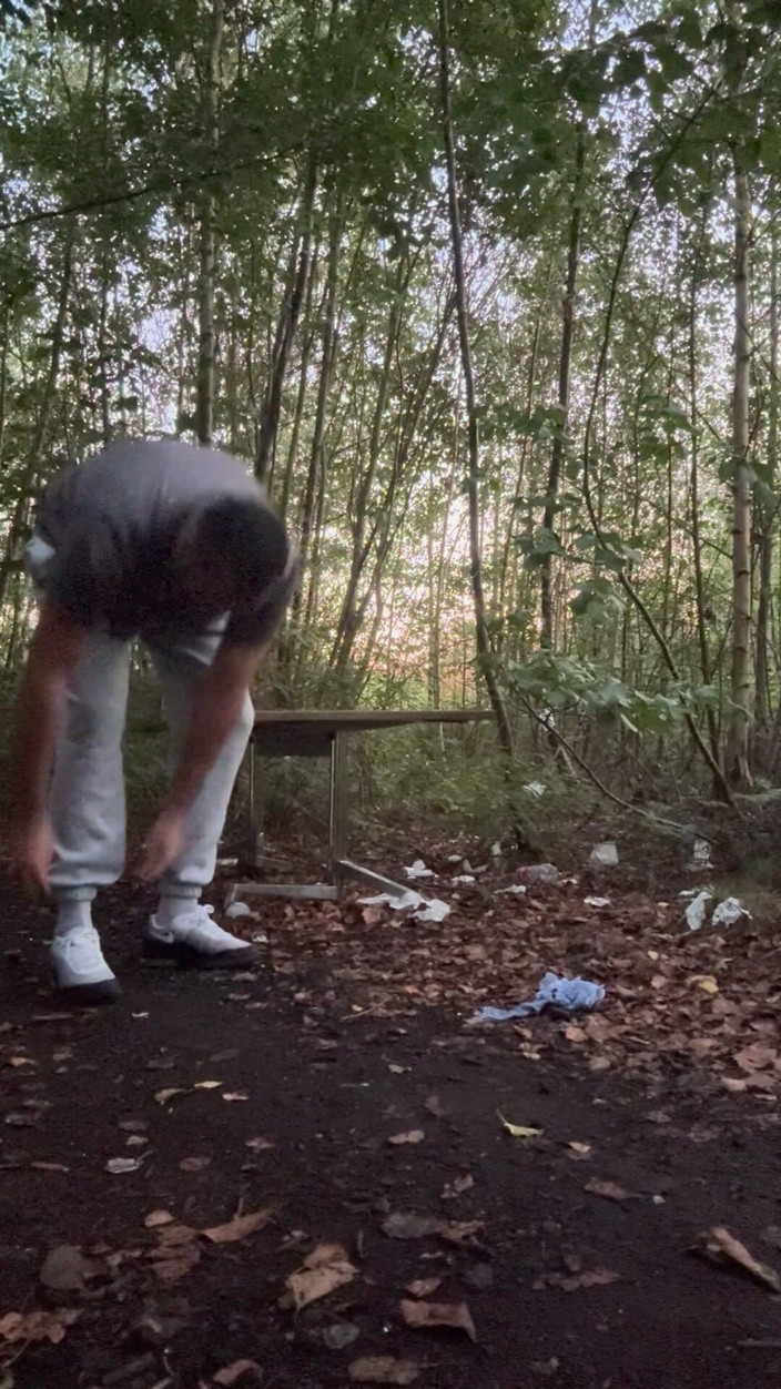 Growing teddy: Dropped a Load in the Woods