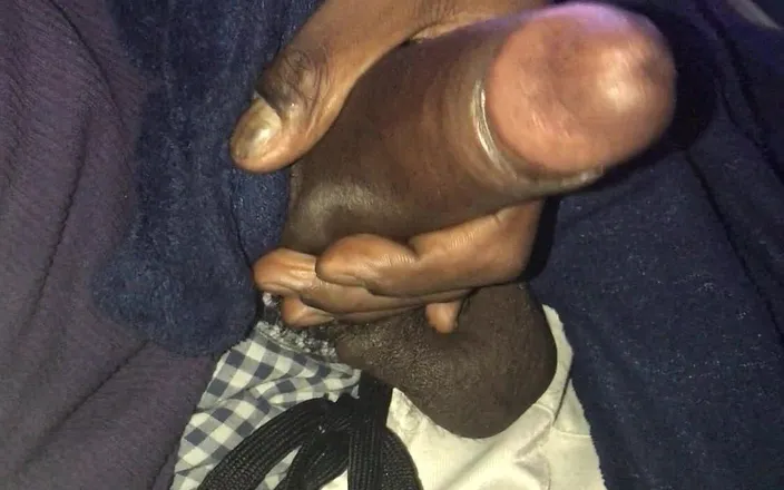 Chocolate Meat Stick: Jerking This Big Black Cock Again