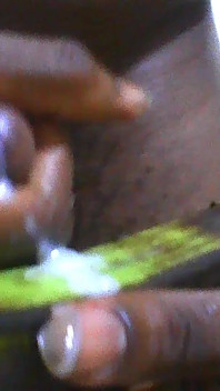 Sexy Slut Crossdresser Husband Fucking a Creampie Juicy Plantain and Cums