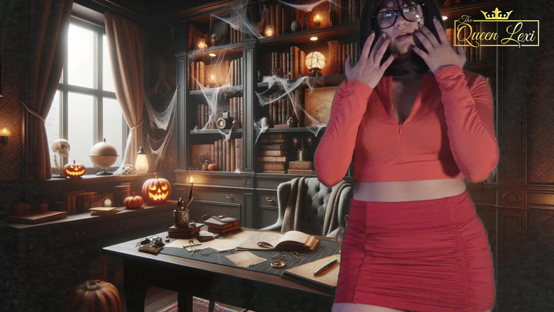 The Queen Lexi: Sudut pandangan pertama - Sph Halloween Velma: menghinakan cuckold kecil saya