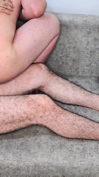 Big Ass White Smooth Twink Tries Hard to Please Monster in Multiple Positions.