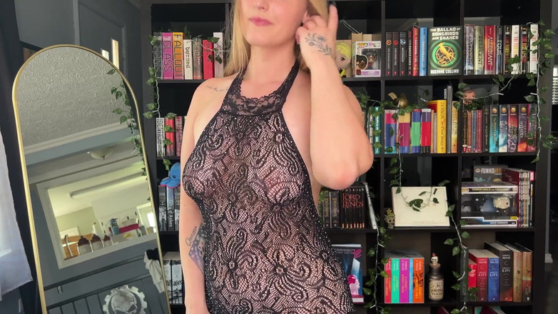 Nerdy Nympho: Abito a rete trasparente prova il haul